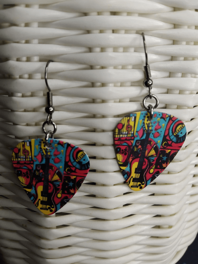 Boucles d'oreilles médiators 