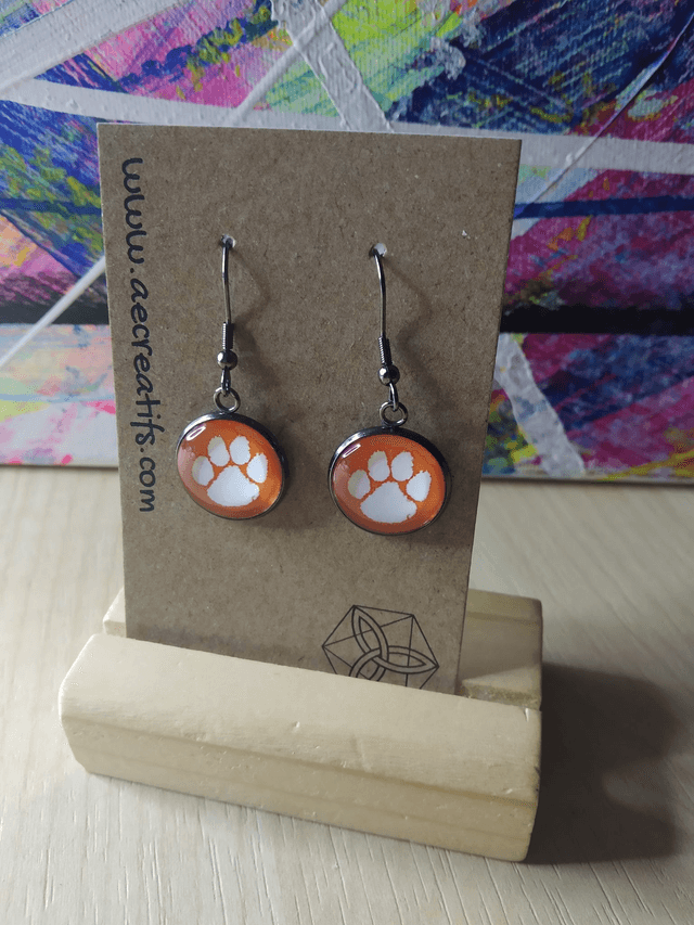 "Les p'tites pattes" Orange