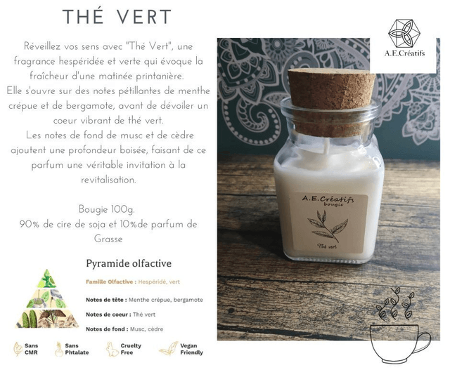 Bougie Thé vert 