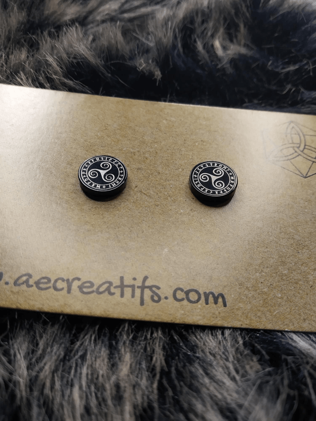 Puces viking triskel 