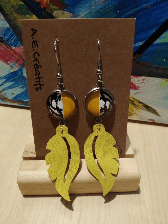 Boucles D'oreilles Tropicales 