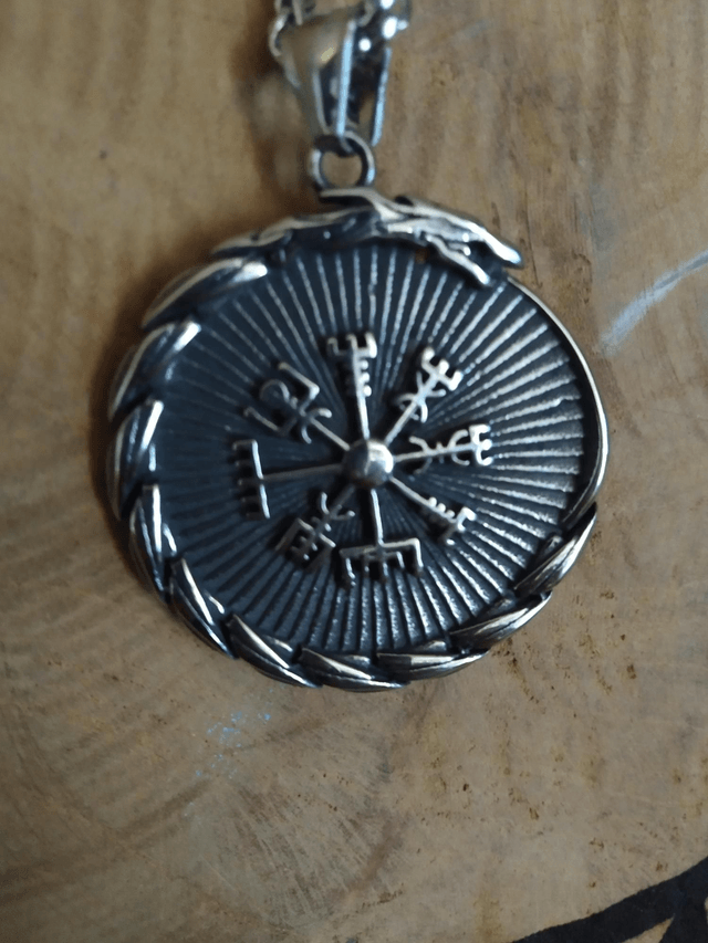 Collier viking infini acier inoxydable 