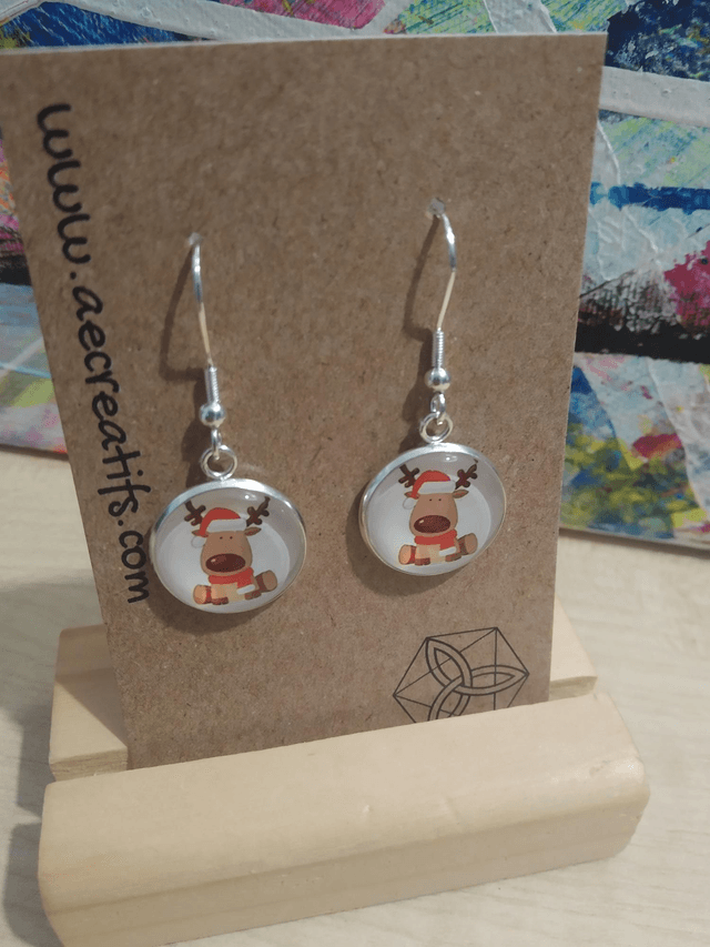 Boucles d'oreilles cabochons Rennes 