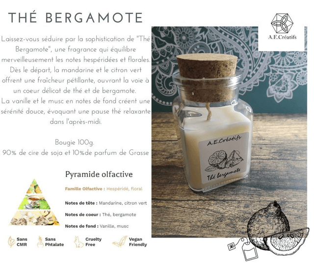 Bougie Thé Bergamote 