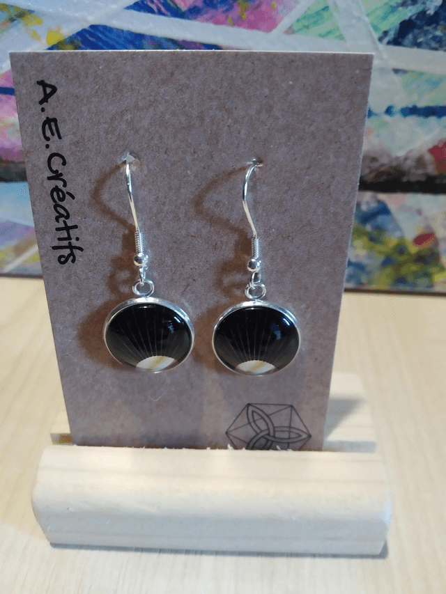 Boucles D'oreilles Cabochons Japon 