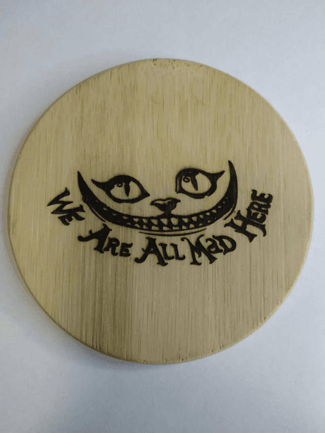 Sous verre rond Alice 