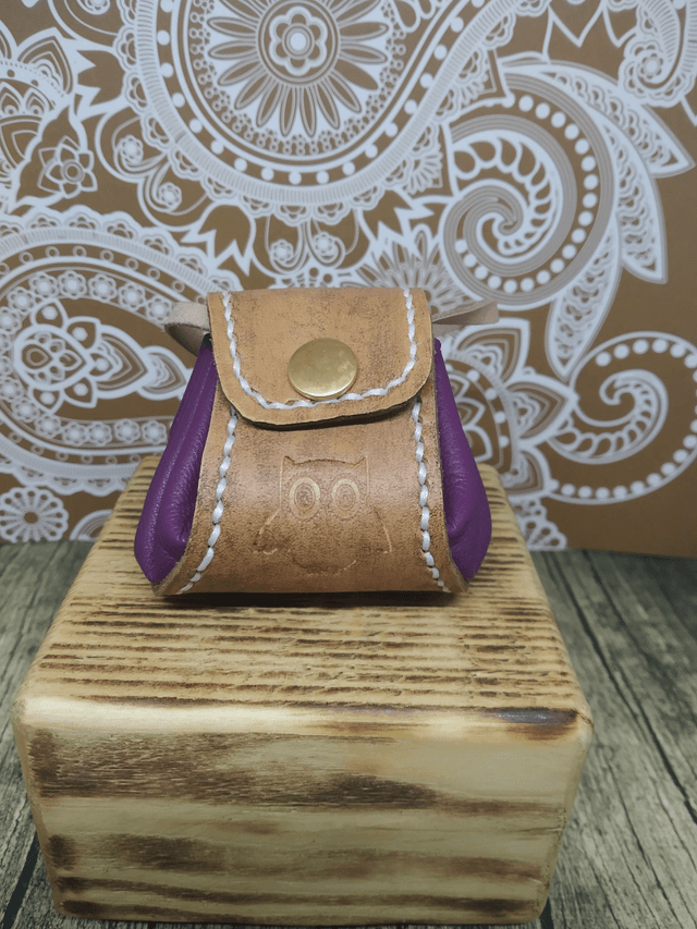 Bourse en cuir