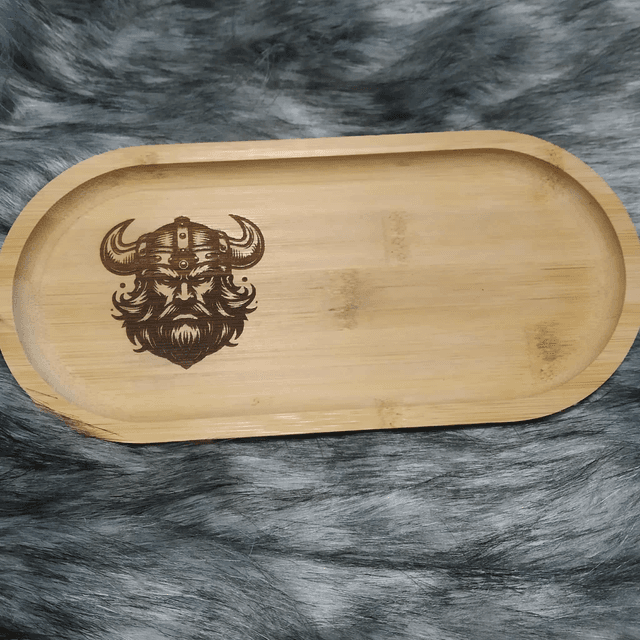 Petit plateau bambou viking