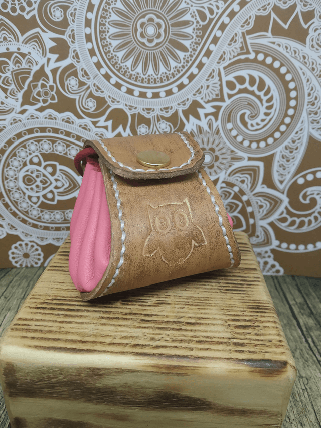 Bourse en cuir